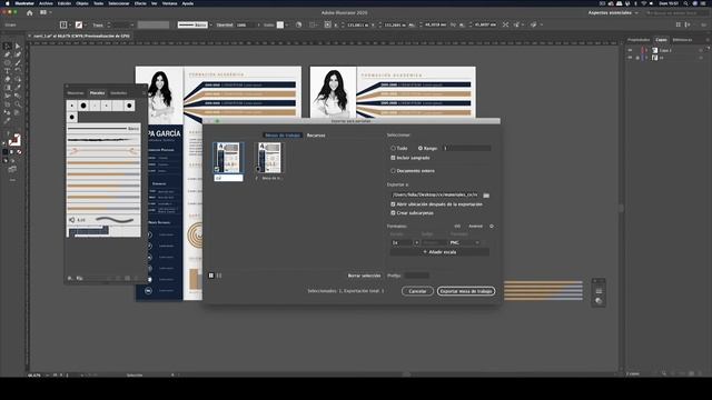 07 Exporta tu curriculum como PDF y JPG en Illustrator смотреть онлайн
