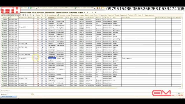 История звонков в разрезе заказов в ТТН генераторе смотреть онлайн