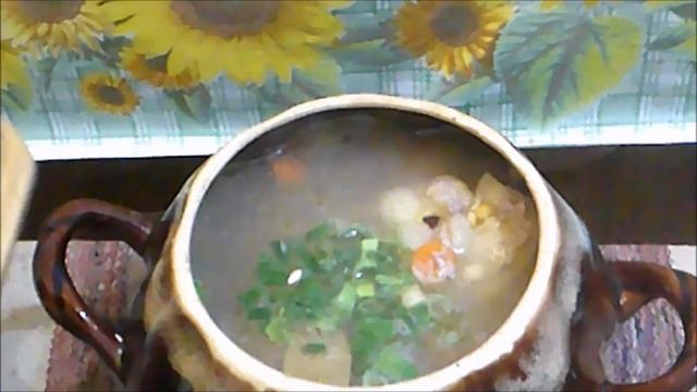 Суп горох в духовке