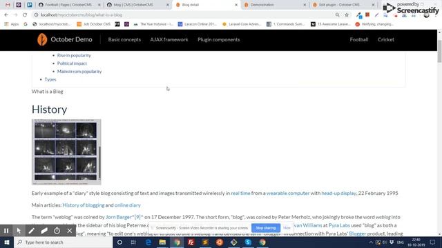 OctoberCMS Table of content plugin смотреть онлайн