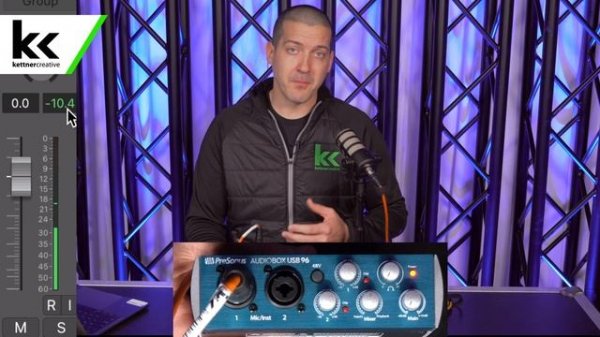 Presonus Audiobox USB 96 & Rode PodMic | Setup & Demo