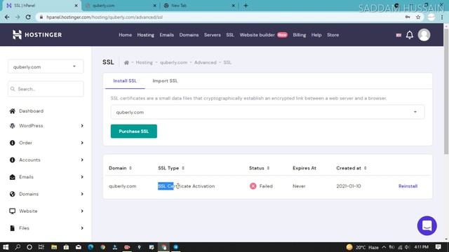 WordPress Site SSL certificate Error | Hostinger |2021 смотреть онлайн