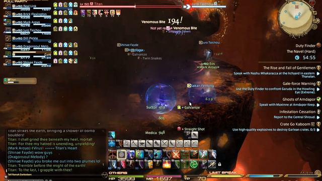 FFXIV ARR - Titan Hard Mode (Perfect) Archer POV - 1-30-14 смотреть онлайн