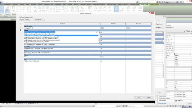 MagiCAD for Revit Pipe Reduction change M смотреть онлайн