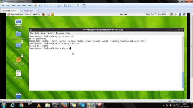 ERROR 2002 HY000 cant connect to local MYSQL server through socket смотреть онлайн