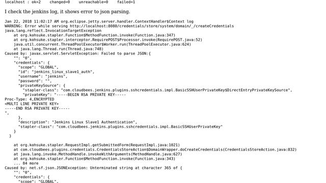 DevOps & SysAdmins: Ansible slurp as private key in jenkins credential api error for json parsing? смотреть онлайн
