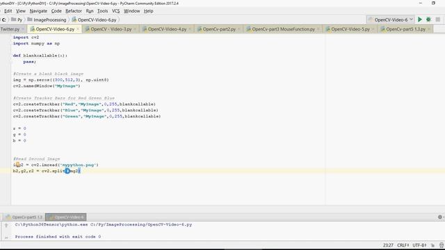 OpenCV - Image Processing -Do it yourself- part -6 смотреть онлайн