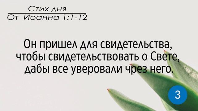 Тефиллин. От Иоанна 1:1-12. Повторение стихов 5 раз смотреть онлайн