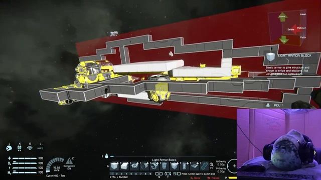 The CREATIVE process of building its tough (space engineers) Design a star ship #005 смотреть онлайн