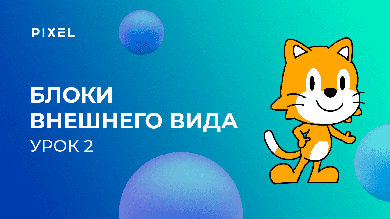 Программирование для детей на Scratch Junior (Скретч Джуниор). Урок 2. Блоки внешнего вида