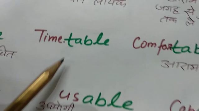 Rhyming Words ending with table, able like potable,portable, inevitable, fable, capable etc. смотреть онлайн