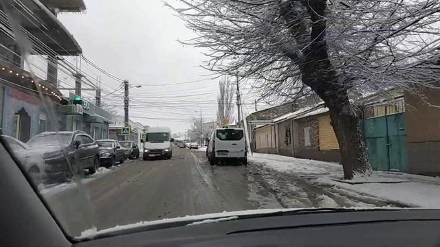 Крым. Симферополь в СНЕГУ! Центр СТОЛИЦЫ. Шмидта/Пролетарская/Русская. Зима в Крыму смотреть онлайн