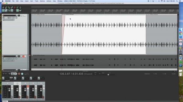 Fade In-Fade Out In Reaper