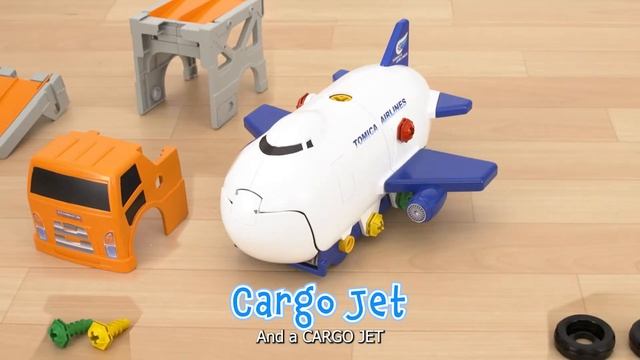 TOMICA DIY ACTION! CARRIER CAR & CARGO JET SET смотреть онлайн