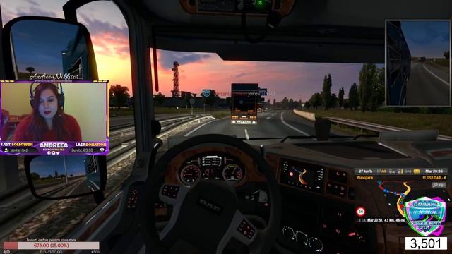 ? #105 Invitata la convoi national alaturi de Romania Orient -ETS2MP- ? смотреть онлайн