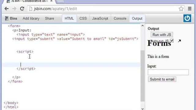 HTML 019 19 Script tags and javascript смотреть онлайн