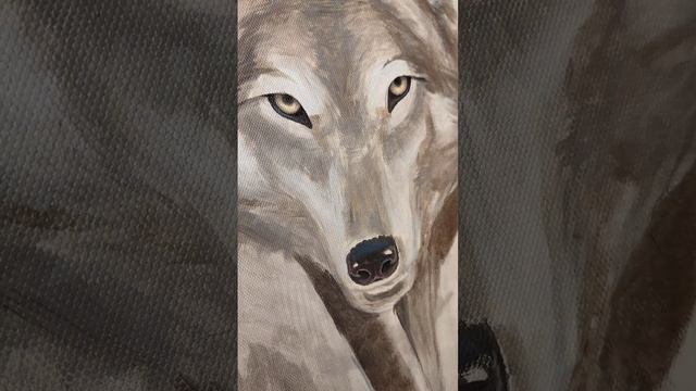#волк #акрилом часть2
