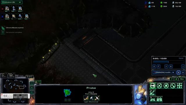 Dark Templar Rush - StarCraft 2 HOTS смотреть онлайн