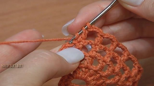 Листики - ПАУТИНКИ крючком смотреть онлайн