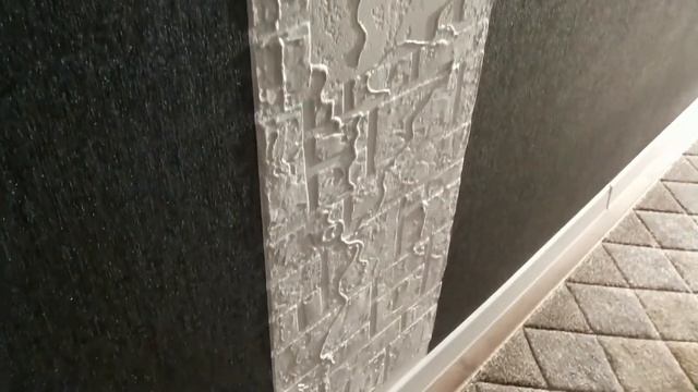 БАРЕЛЬЕФ на СТЕНЕ коридора. Лоза винограда и камни смотреть онлайн