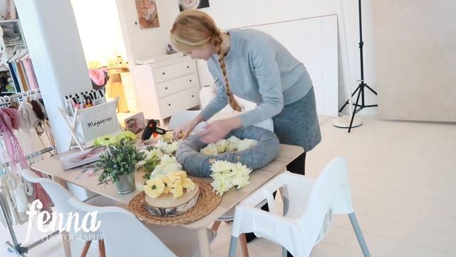 DIY Flower Wreath for Newborn Photography & Baby Photoshoots смотреть онлайн