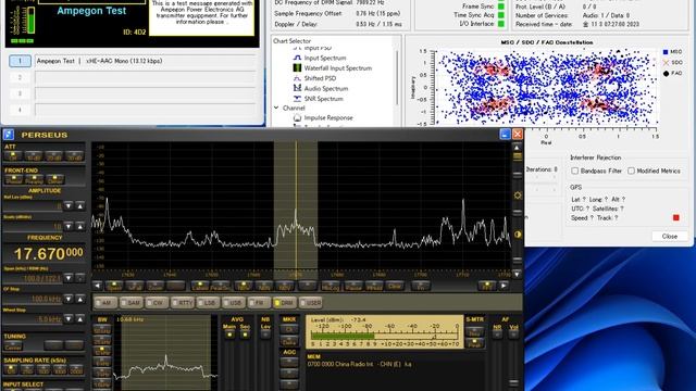 17670kHz Ampegon Test ID:4D2　xHE AAC　中国語　DRM смотреть онлайн