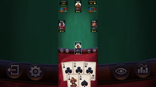 Spades Offline (by SNG Games) - free offline classic card game for Android and iOS - gameplay. смотреть онлайн
