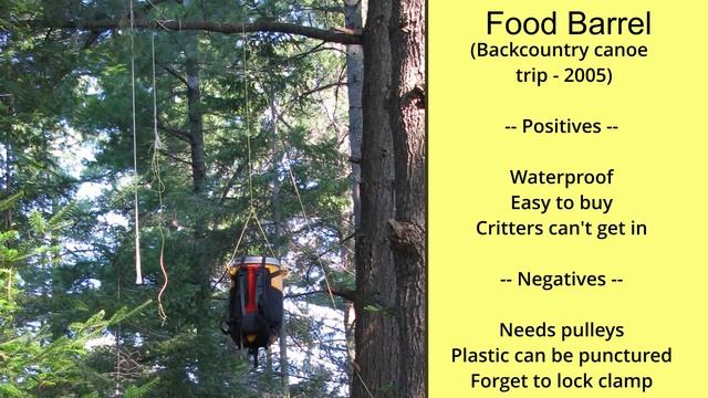 How to protect food during a backcountry or canoe camping trip смотреть онлайн