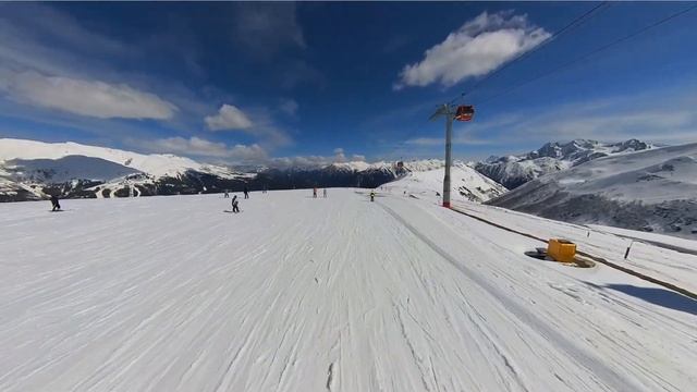 Архыз март 2023 Skiing Insta 360 X3