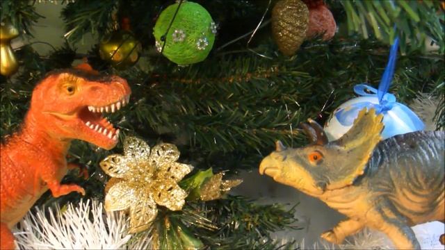 ПОСЛЕДНЕЕ в ЭТОМ ГОДУ выступление T-REXа-вожака Долины Динозавров! Поздравление смотреть онлайн