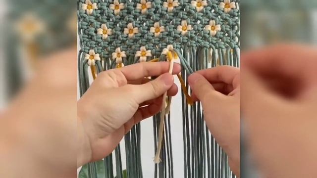 On Demand Macrame Tissue Box / Macrame Bag / @diymacramee