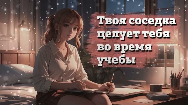 Твоя соседка целует тебя во время учебы (АСМР) смотреть онлайн