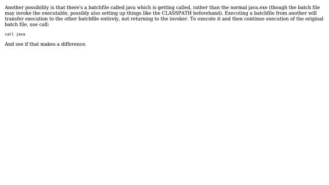 Running Java from a Windows batch file causes the batch file to stop (3 Solutions!!) смотреть онлайн