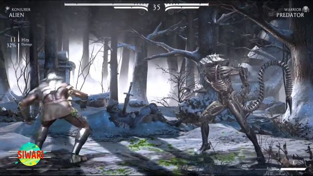 MORTAL KOMBAT XL alien vs predator FIGHT WITH FATALITIES смотреть онлайн