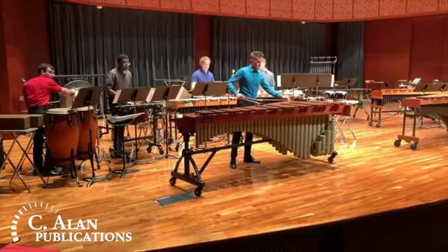 Shadow Chasers (solo marimba + percussion ensemble 4) - Michael Burritt смотреть онлайн