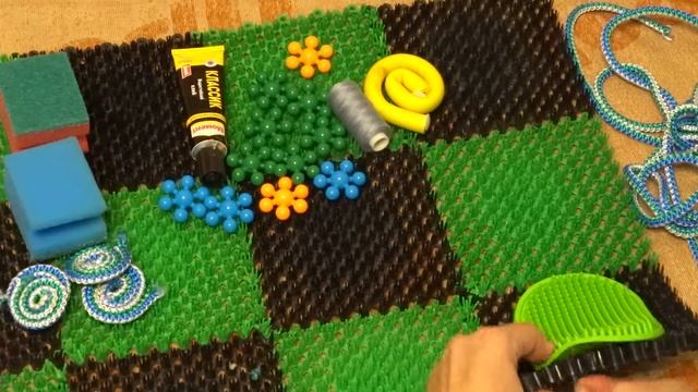 Развивающий коврик своими руками/ Массажный коврик детям 2-3 лет смотреть онлайн