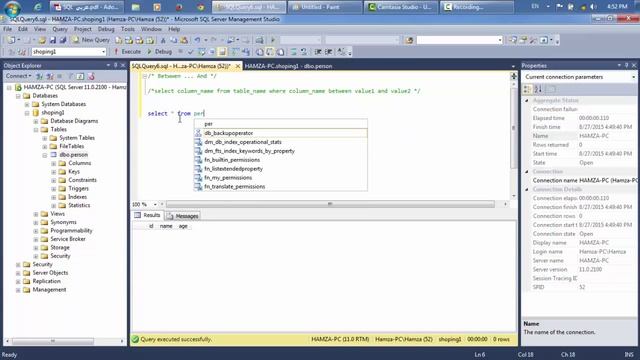 SQL : #15)Between ... And смотреть онлайн