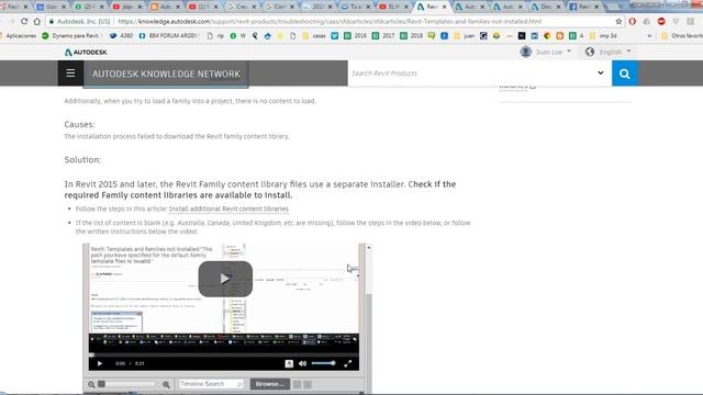 Revit 2016,2017,2018, 2019- instalar Familias y plantillas смотреть онлайн