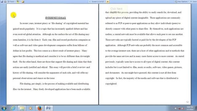 Change View Of Documents To Full Screen Layout In MS Word 2007 смотреть онлайн
