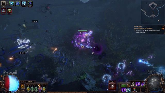Path Of Exile: Gimmicky Death Aura Build Demo