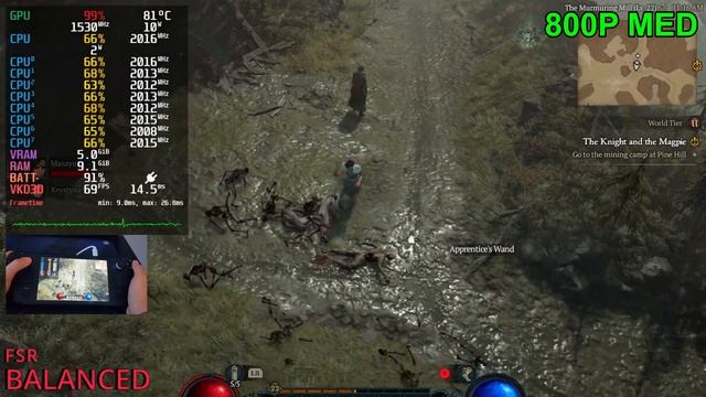 STEAM DECK | DIABLO 4 Benchmark смотреть онлайн
