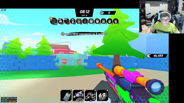 играю в роблокс Big PaintBall 2!!!