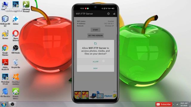 Transfer files from mobile to Leptop/Computer wirelessly without internet in hindi । Via Ftp смотреть онлайн