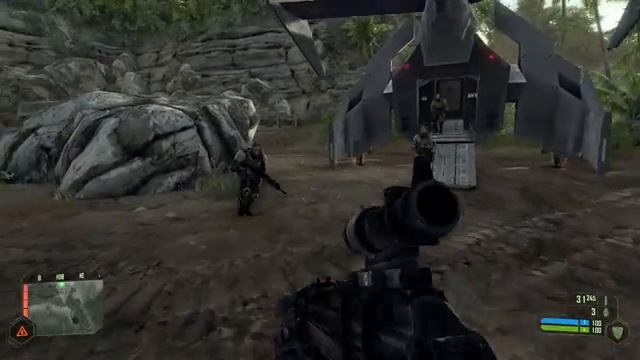 Crysis прохождение #6, Уничтожаем ПВО смотреть онлайн