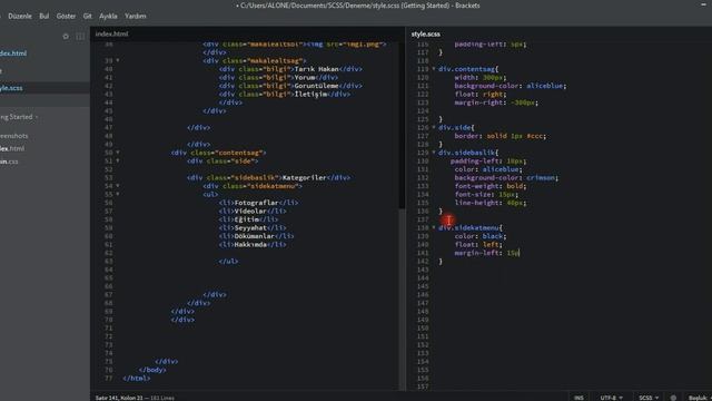 WEB SITE DESIGN WITH SASS (SCSS)– PART 3 Turkish Video Tutorial смотреть онлайн