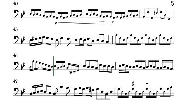 ARRIVAL OF THE QUEEN OF SHEBA Slower Cello Trombone Sheet Backing Play Along Partitura смотреть онлайн