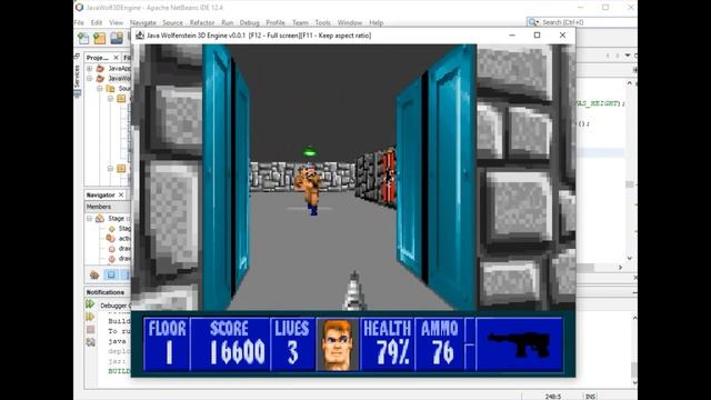 [Java 2.5D] Game Engine from scratch - Java Wolfenstein 3D (1992) Game Engine / Completed v0.0.1 смотреть онлайн