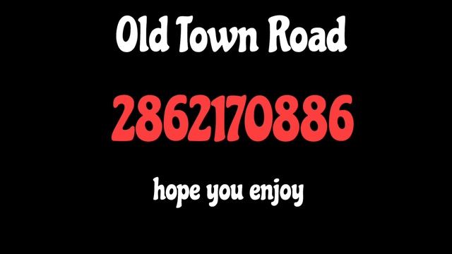 Lil Nas X: Old Town Road | Roblox Music Id смотреть онлайн