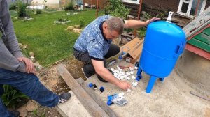 Как обвязать кессон для скважины? Показываю на "пальцах"