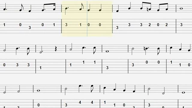 O Canada GUITAR TAB смотреть онлайн